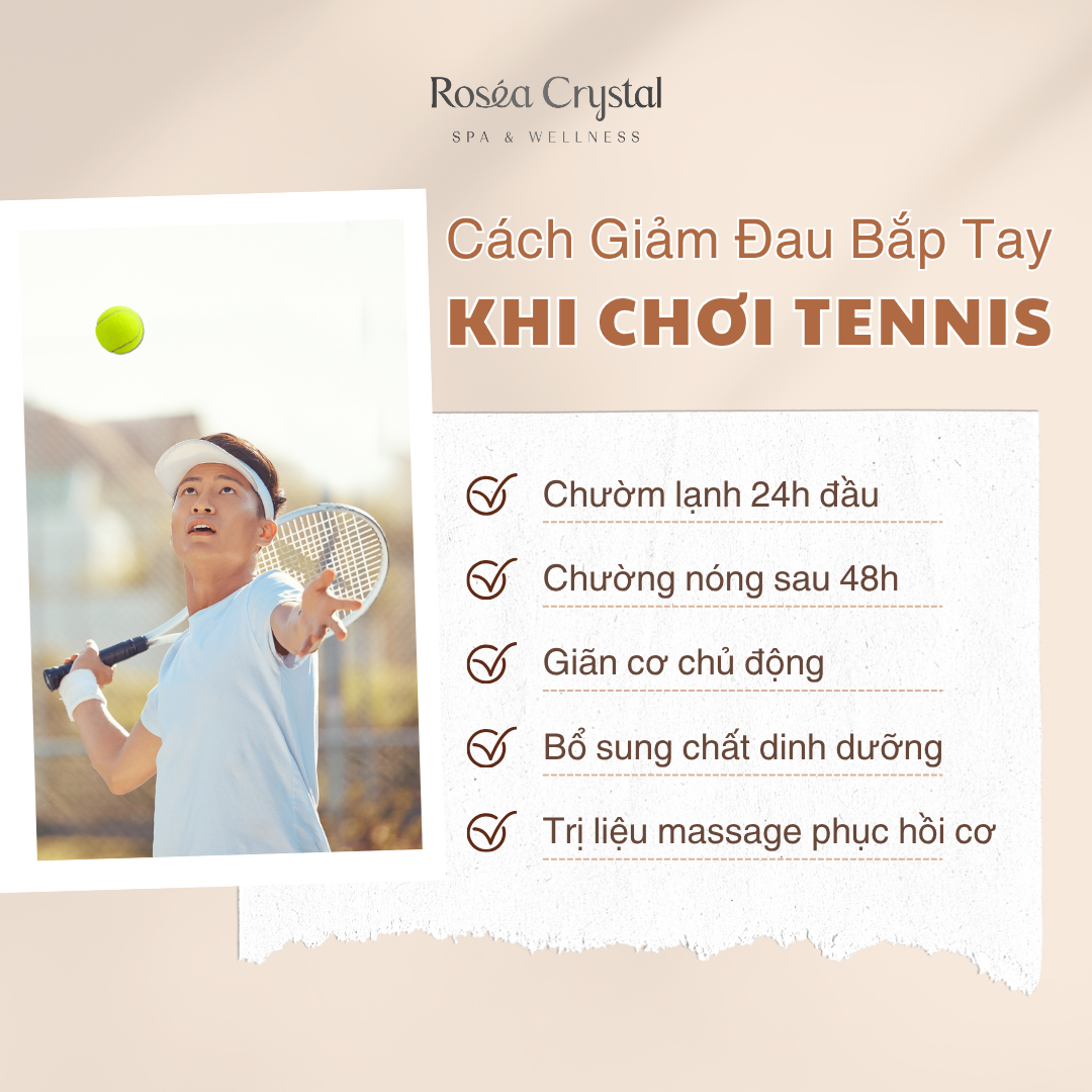 Top 5 Cách Giảm Đau Bắp Tay Khi Chơi Tennis 