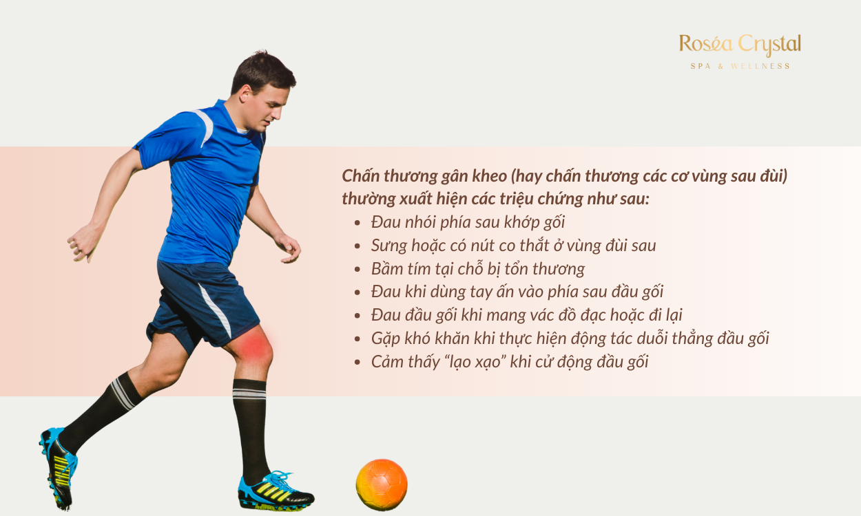 Trị Liệu Chấn Thương Gân Kheo Khi Đá Bóng